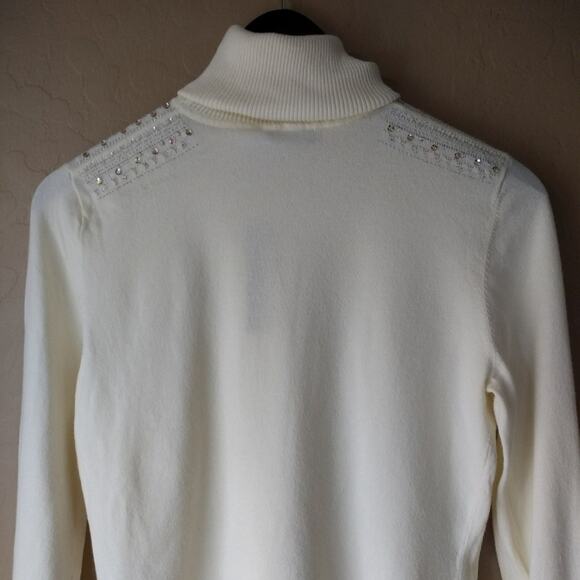 NWT The Limited Embellished Turtleneck Sweater - Picture 5 of 9